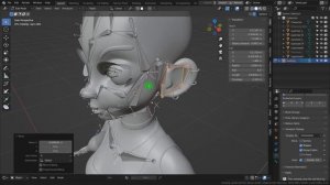Риггинг персонажа в Blender с помощью аддона Rigify.Размещаем лицевые кости.