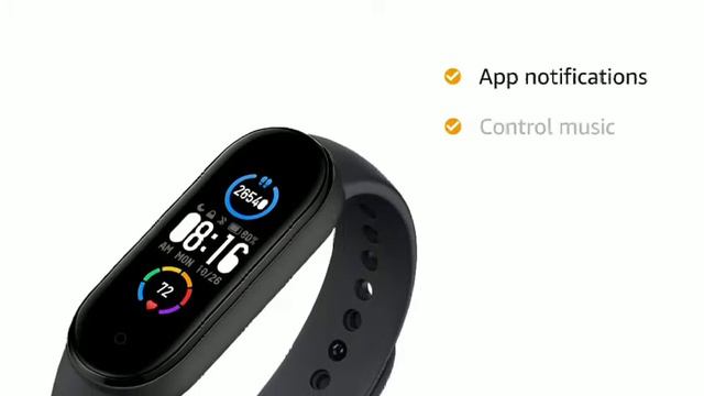 Mi Smart Band 5-1.1'' Amoled Color Display, 2 Weeks Battery life, 5ATM Water Resistant смотреть онлайн