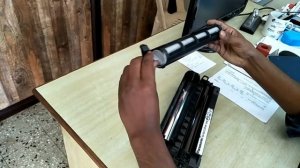 Panasonic printer kx 1900 cartridge refilling. Panasonic cartridge ko Refiling kaise kre?