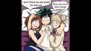 My Hero Academia OT3 Comic - THIS IS NICE (Featuring Deku, Ochaco, and Toga)