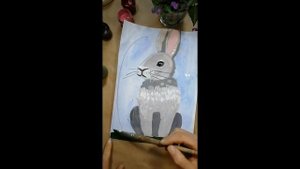 Рисунок "Зайчик" для детей