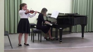 George Perlman "Israeli concertino" (Narevskaya Сarolina, 9 year)