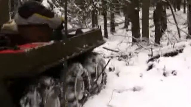 Вездеход 6х6 по лесу