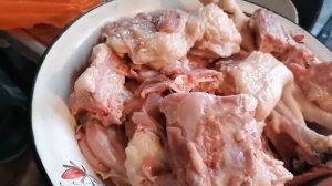 Тушёнка из индюшки. #УбралиДевочек #ВесИндюшек