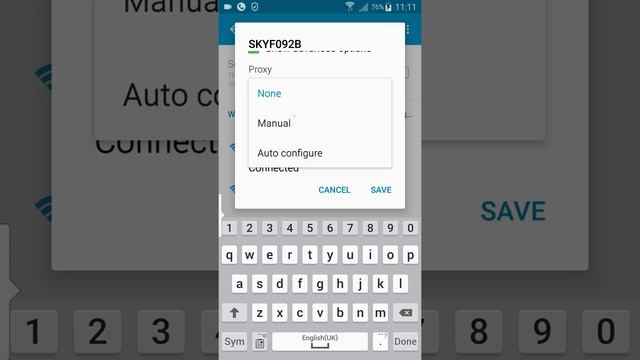 How to change the proxy error message on Galaxy Note 4 smartphone смотреть онлайн