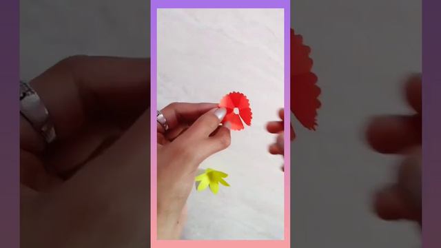 paper flower craft...😍💖👌 daffodils flower making idea...new flower craft...paper craft ideas #craft