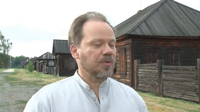 Александр Шолохов (внук писателя Михаила Шолохова) в музее