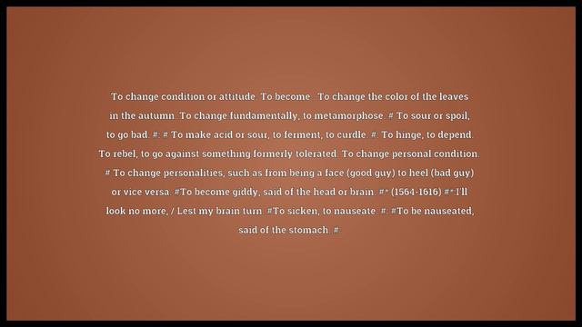 Turn Meaning смотреть онлайн