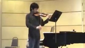 Raphael Kim playing Allegro from Handel's sonata in E major