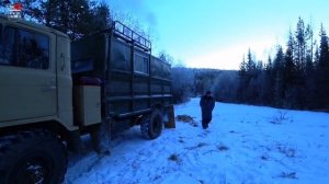 ЖИВЁМ В АВТОДОМЕ ГАЗ 66, - 30 ЗА БОРТОМ./GAZ 66.