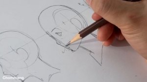 How to draw a Basic Face Shape (Practice with Chommang)