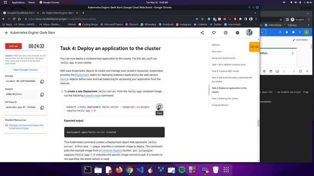 Kubernetes Engine: Qwik Start смотреть онлайн