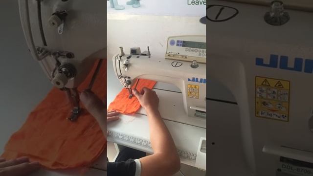 Sewing Practice - No 1 of JUkI-8700-7 Lockstitch Sewing Machine смотреть онлайн