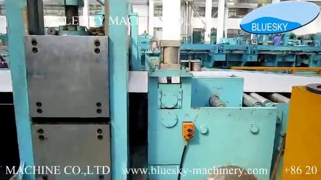 stainless steel cut to length line with edge trimmer,8x2000. смотреть онлайн