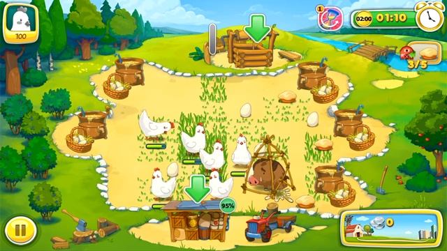 Jolly Days Farm - First Look (Android Gameplay) смотреть онлайн