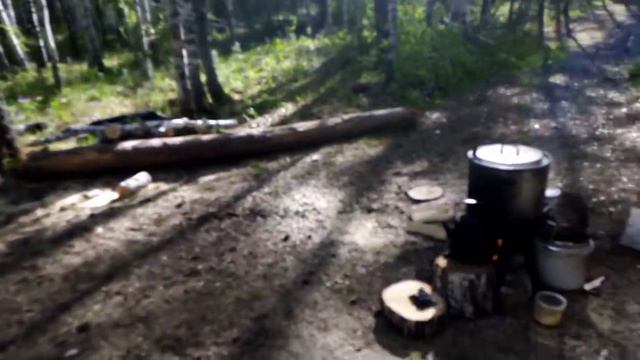 Быт в делянке...