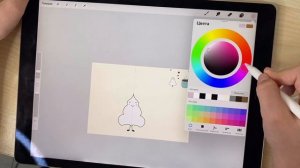 Рисуем с детьми легкий рисунок на планшете iPad в приложении procreate/Как Камила научилась рисоват