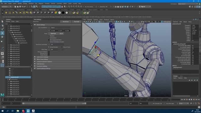 Maya.Modeling. Лекция 2.