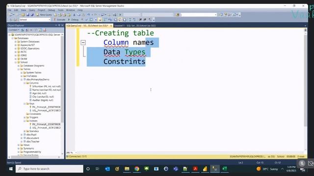 Session12 - SQL Server - Primary Key Index - Identity Property смотреть онлайн