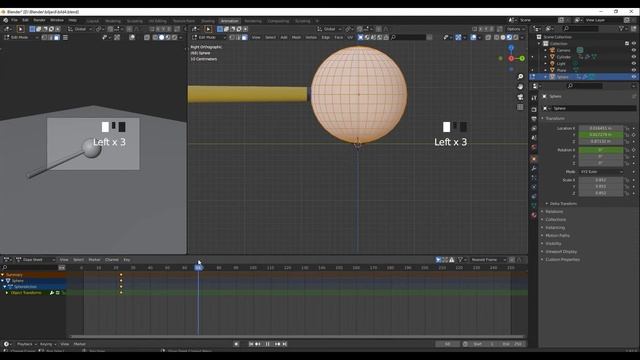 Blender 3D Простая анимация. Tutorial смотреть онлайн