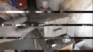 Нож из напильника ч 1 Зонная закалка