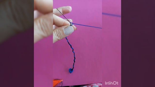 МК фриволите. Зигзаг двухцветный.