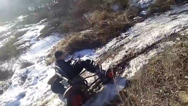 Покатушки Картинг пробный заезд новая ось