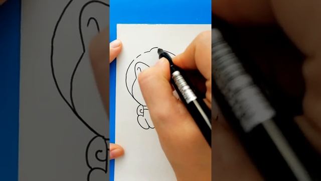 Рисуем собачку в скафандре. смотреть онлайн