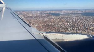 Landing in New York.  La Guardia airport