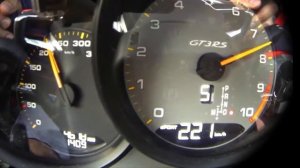 Porsche 911 GT3 RS Acceleration Speed