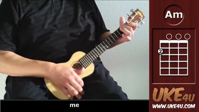 Somewhere Over The Rainbow ( IZ ) - Ukulele Tutorial - Chords, Lyrics смотреть онлайн