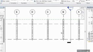 Revit - Tạo dầm cong trên mặt đứng