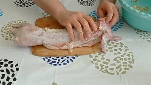 Шашлык из кролика на мангале !