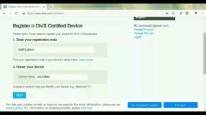 Divx vod Registration get download software