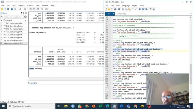 Nonlinear Regression Functions using STATA смотреть онлайн