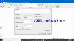 how to fix outlook account setup : An encrypted connection to your mail server is not available.