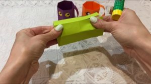 DIY: Чашечки ОРИГАМИ Из Цветной Бумаги *** Подарок На 1 АПРЕЛЯ Своими Руками *** Поделки из Бумаги