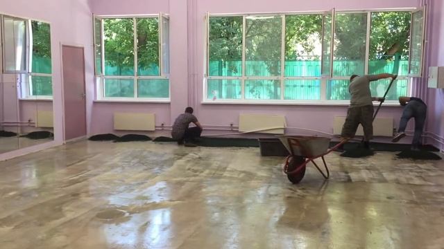 Резиновое покрытие детских и спортивных площадок