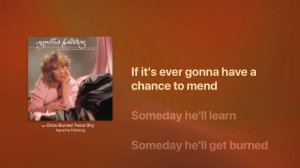 Agnetha Fältskog (ABBA) - Once Burned, Twice Shy (LYRICS)