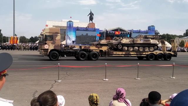 Парад военный техники в Бишкеке в честь дня независимости смотреть онлайн