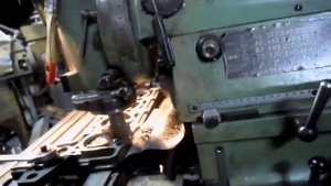 Фрезеровка детали блока На ФС 250