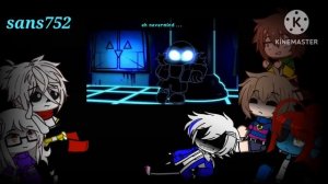 undertale reacts nightmare sans vs chara