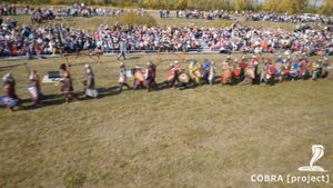 Реконструкция Куликовской битвы 2014. Съемка с воздуха.