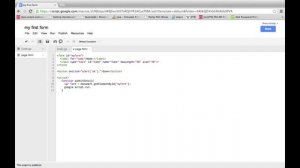 Google Apps Script 02 - Integrating HTMLService with HTML via JavaScript