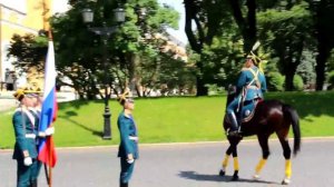 Moskwa, Москва. Kreml, Кремль. Zmiana warty, Смена караула. Pułk prezydencki, Президентский полк