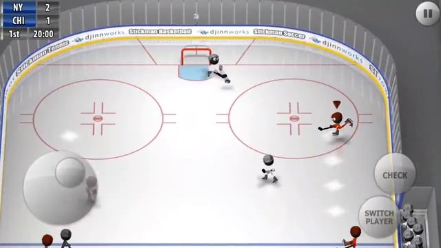 Stickman ice hockey game play review by star TCS смотреть онлайн