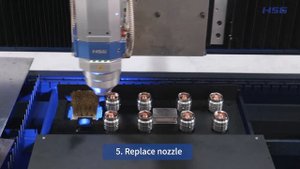 HSG laser автоматическая замена и очистка сопла