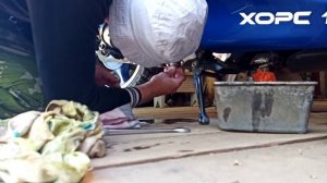 Замена масла в двигателе 157QMJ