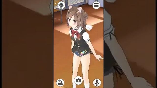 【スクールスタードリーム~カミオシ!~】毬川 紅美 着替え撮影モード JS~JC~JK(制服ブルマ)