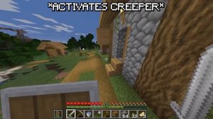 Minecraft but I troll my friends with “invisible creepers” mod...